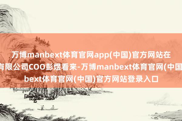 万博manbext体育官网app(中国)官方网站在北京紫檀洞见数据有限公司COO彭煜看来-万博manbext体育官网(中国)官方网站登录入口